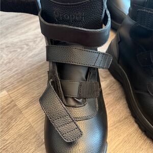 Propet Mens Cliff Walker Tall Hiking Casual Boots Ankle - Black